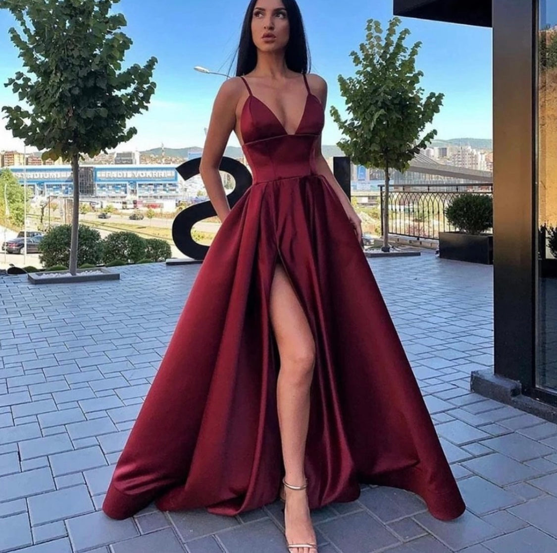Vestido Tafeta