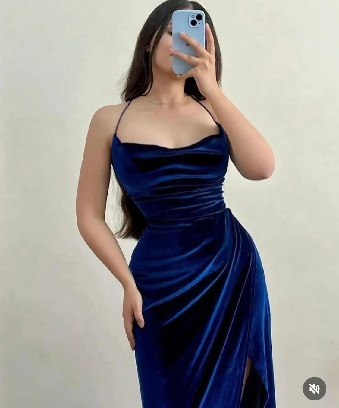Vestido terciopelo