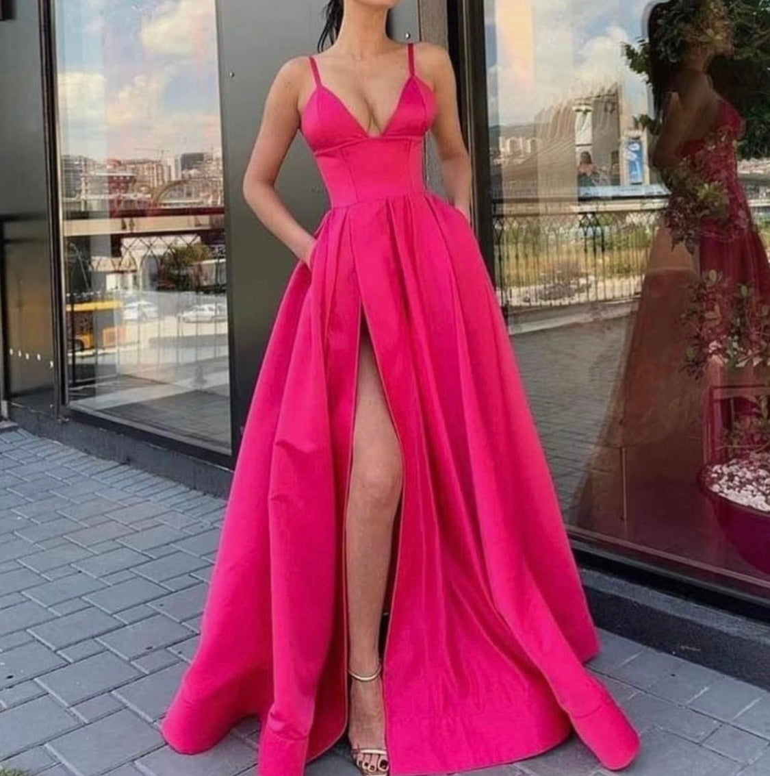 Vestido Tafeta